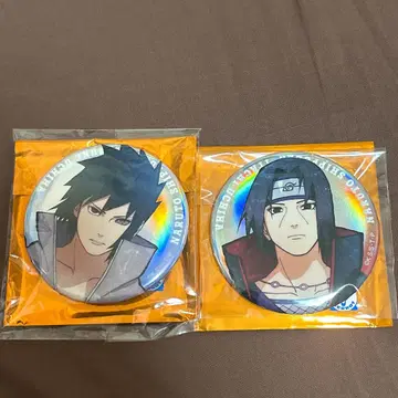 NARUTO 베이스 야드 도쿄 캔뱃지 이타치 & 사스케