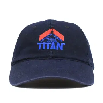 TITAN 타이탄 미사일 뮤지엄 박물관 자수 캡 구제 의류 네이비 컬러