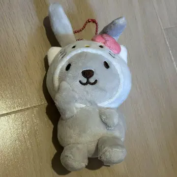 래피 산리오 캐릭터즈 (키티) 봉제 인형 마스코트
