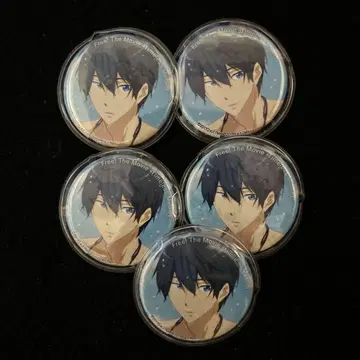 Free! TM 인연 캔뱃지 나나세 하루카 5개