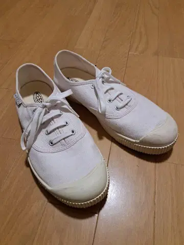 KEEN 캔버스 스니커즈 화이트 26.5cm