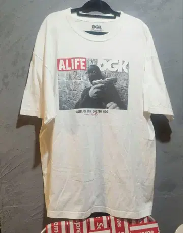DGK x ALIFE 티셔츠 화이트