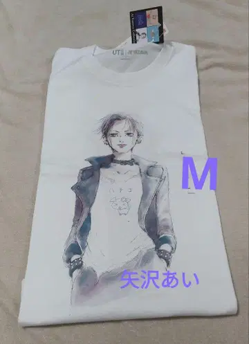 M 사이즈 미사용 새상품 야자와 아이 유니클로 UT 티셔츠 NANA