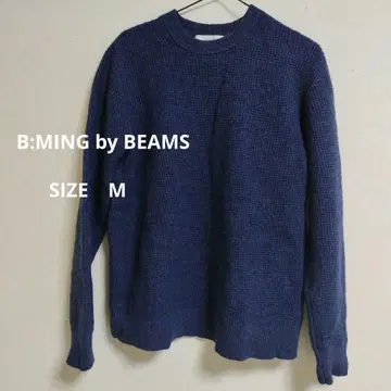 B:MING by BEAMS 밍 바이 빔즈 니트 네이비