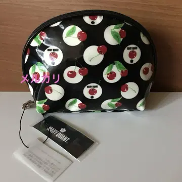 MARY QUANT 체리 파우치 체리 도트 마리Quant