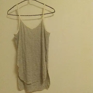NARROW STRAP RIBBED TANK -CITRINE