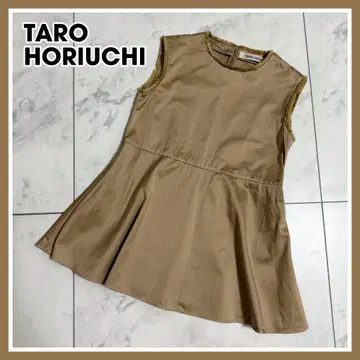 TARO HORIUCHI 타로우 호리우치 티셔츠 상의 베이지 2