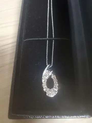 실버 다이아몬드 목걸이