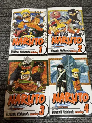 나루토 NARUTO 1~4권 영문판