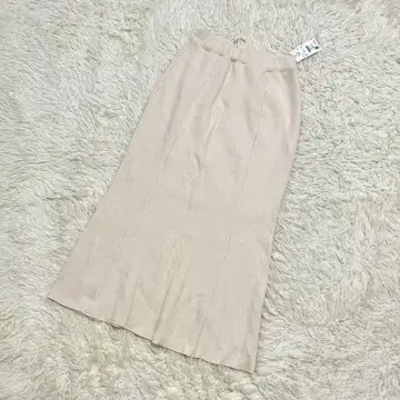 LOWRYS FARM 나겟 리브 플레어 스커트 머메이드 타이트 심플