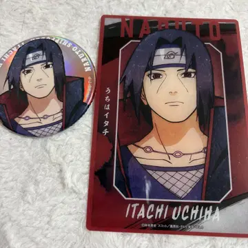 NARUTO 베이스야드 우치하 이타치 클리어 아트 비주얼 캔뱃지