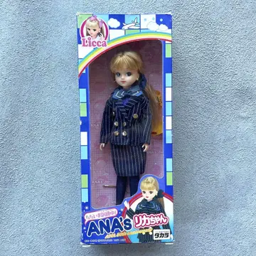 리카짱 ANA 50주년 한정판 인형 전일본공수 스튜어디스 캐빈 어텐던트