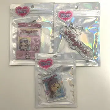 앙스타 란 나기사 GIRA 데코 아이돌 시리즈 3점 세트