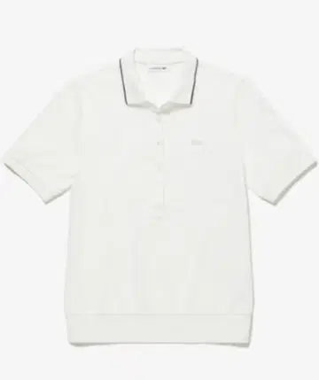 라코스테 LACOSTE 밑단 리브 반팔 피케 셔츠