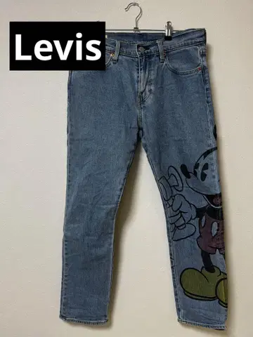 가격 인하 중 리바이스x디즈니 콜라보 미키마우스 데님 팬츠 W30L30