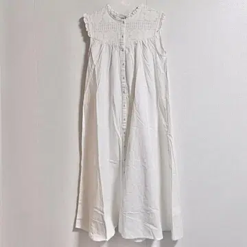 택 포함 새상품 사만사 모스모스 레이스 덧댄 민소매 원피스