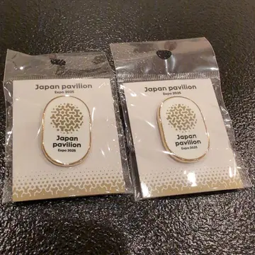 엑스포 일본관 핀배지 일본 파빌리온 2개 세트