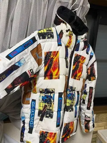 [가격 인하 중] PSCN 다운 자켓 스케이터 스트릿 스타일 리버서블