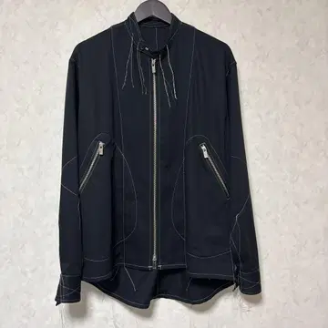 sulvam (살바) 24 SS 스티치 아웃 집업 자켓