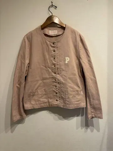 PINK HOUSE 노카라 자켓 핑크하우스