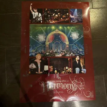 Mrs. GREEN APPLE Harmony 포스터 타워레코드 특전