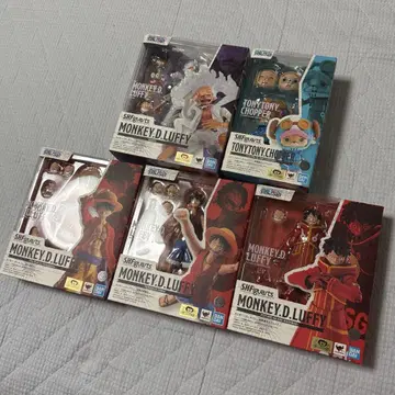 미개봉 새상품 S.H.Figuarts 원피스 루피 초파 5점 일괄