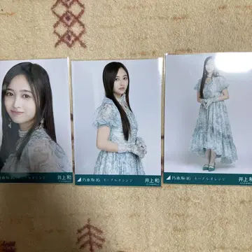 노기자카46 이노우에 나기사 브로마이드 네이블 오렌지 컴프