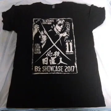 B'z 티셔츠 SHOWCASE2017 필살히오키토 M