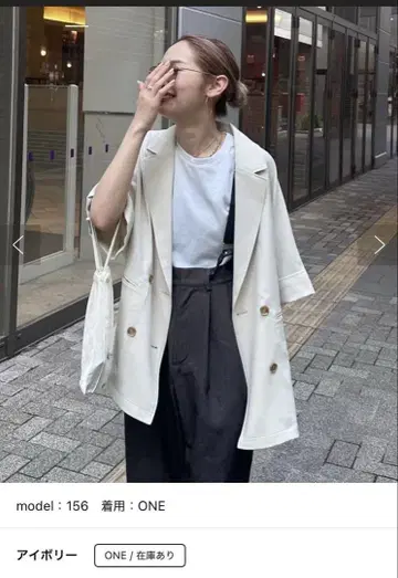 린넨 반팔 셔츠 자켓