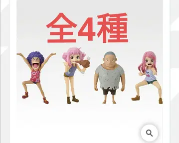 원피스 제일복권 F상 미니 피규어 전 4종 컴플리트