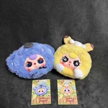 babythree 과일 동물 봉제 인형 2개 세트