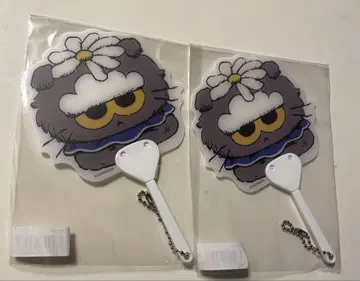 ZO&FRIENDS 팝업 ZOA 미니 부채 키링 2점