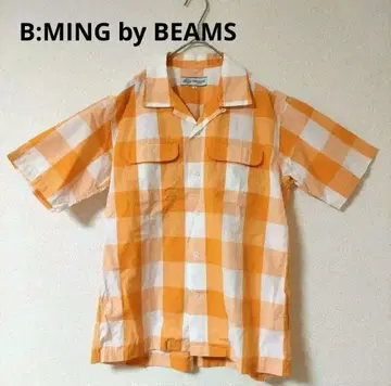 BEAMS 빔즈 오픈 카라 셔츠 M