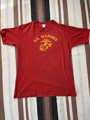 [레어] 70년대 USMC Sportswear 반팔 티셔츠 밀리터리