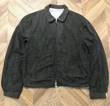 50년대 JC PENNEYS 페이즐리 무늬 블루종 TALON 빈티지
