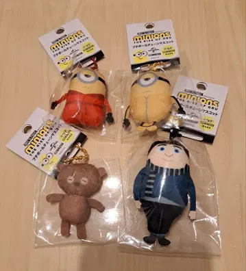 미니언즈 쁘띠 볼체인 마스코트 4세트