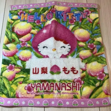 초레어 지역 한정 헬로키티 야마나시 한정 복숭아 타월