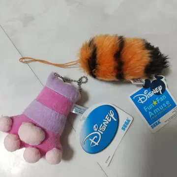 새상품 푹신 꼬리 쁘띠 마스코트 손 흔들흔들 부들부들 쁘띠 키체인