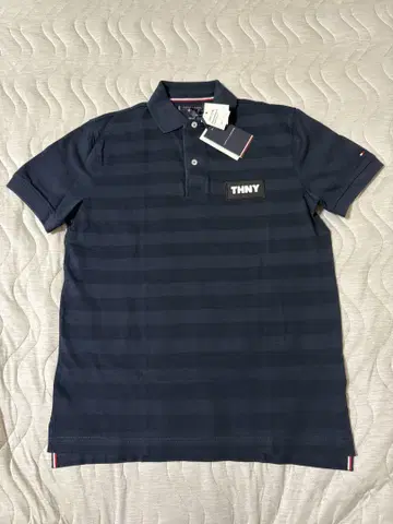 택 포함 새상품 TOMMY HILFIGER 반팔 피케 셔츠 남성용 S