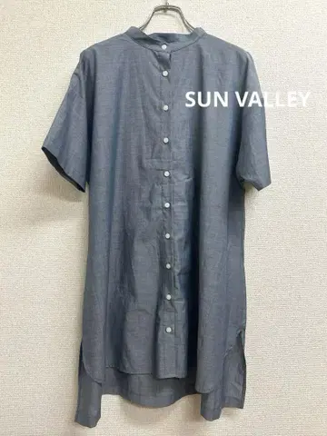 [미사용 새상품] SUN VALLEY 선 밸리 셔츠 튜닉