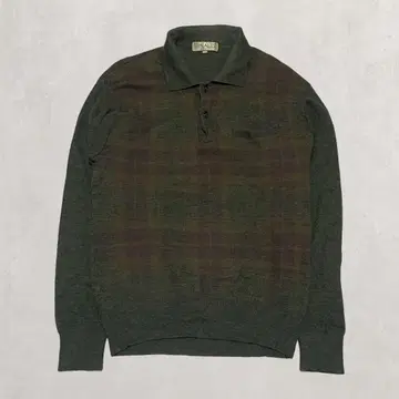 00's vintage 캐주얼 긴팔 피케 셔츠 그런지 y2k