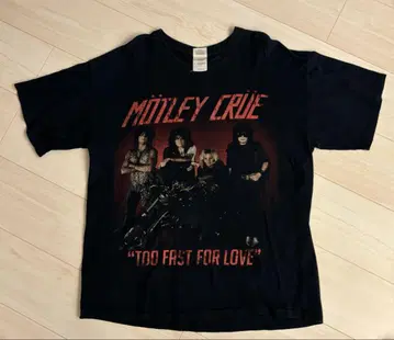 머틀리 크루 00s 밴드 티셔츠