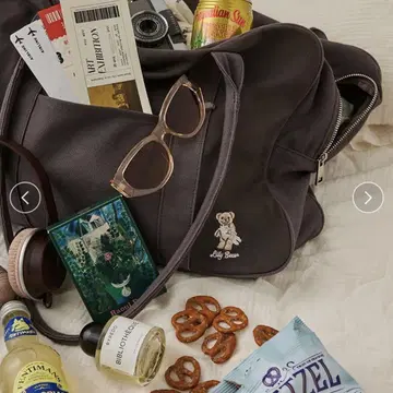LILY BROWN 트래블 보스턴 백