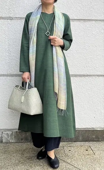 미사용 새상품 요건 레일 가디건 마토카 원피스 보르도 Lsize