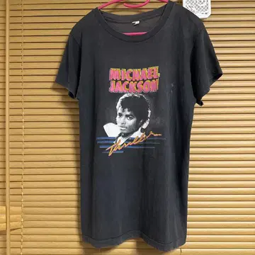 80s vintage Michael Jackson 스릴러 티셔츠