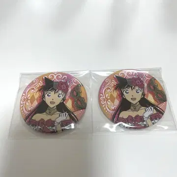 명탐정 코난 호텔 뉴오타니 유미란(모리 란) 캔뱃지 2점
