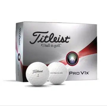 타이틀리스트 골프공 TIGHTLIST pro v1x 화이트 12더즌