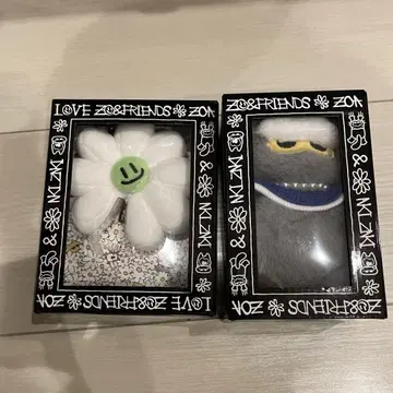 ZO&FRIENDS 팝업 ZOA 봉제 인형 키링 2세트