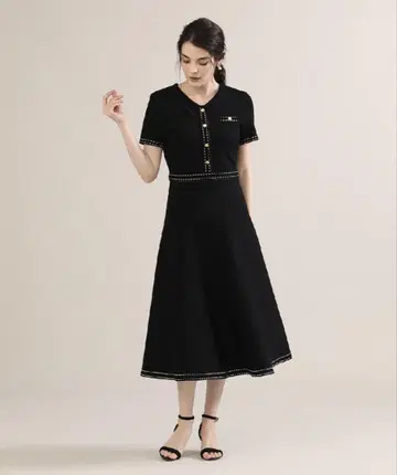 9호 Maglie le cassetto 스티치 원피스