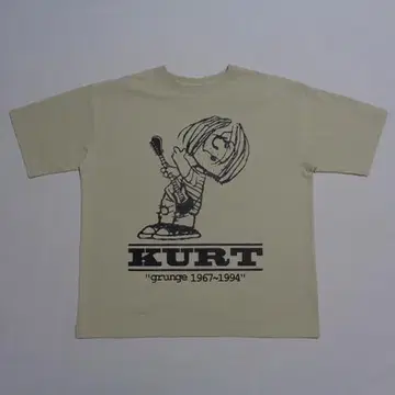 NIRVANA 닐바나 커트 코베인 빅 티셔츠 (L) 스누피 그런지